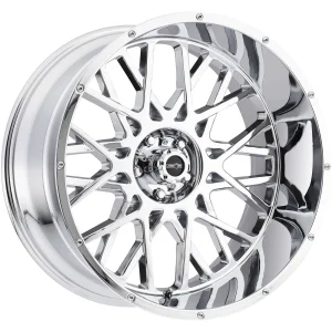 Vision Wheel Off-Road – 412 ROCKER – Chrome – 20″x10″ -25mm – All weather Wheels – 412-20081C-25